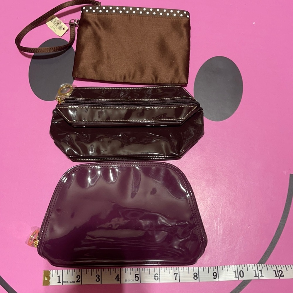 Estée Lauder/ Bath & Body Works Travel/ Cosmetic Bags Bundle Of Three